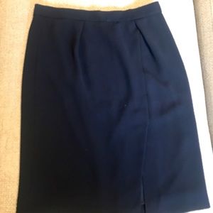 J Crew Navy Pencil Skirt